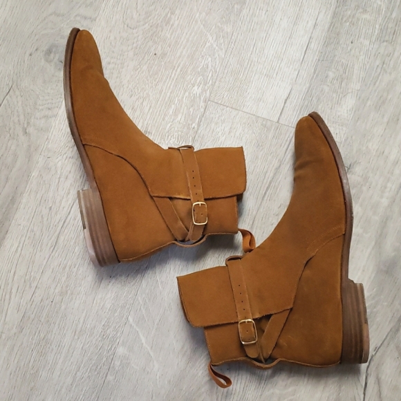 FUGASHIN POUR STORY ET FALL TAN SUEDE CHELSEA BOOT - Picture 4 of 8